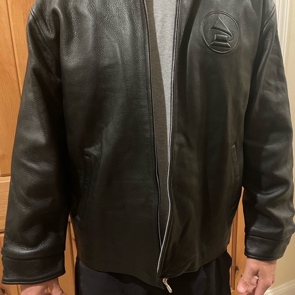 Men's Black Leather Jacket